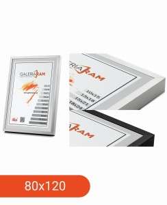Rama aluminiowa alu P  80x120