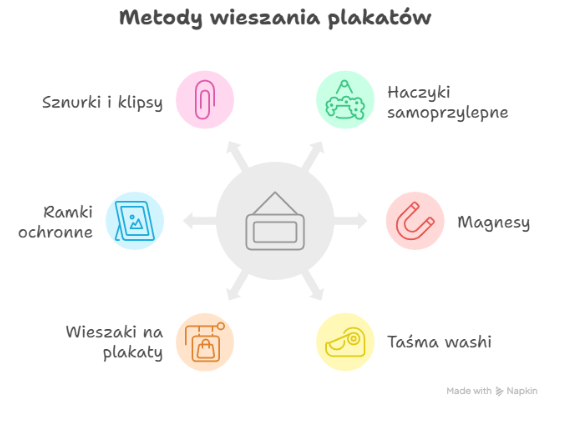Metody wieszania plakatów