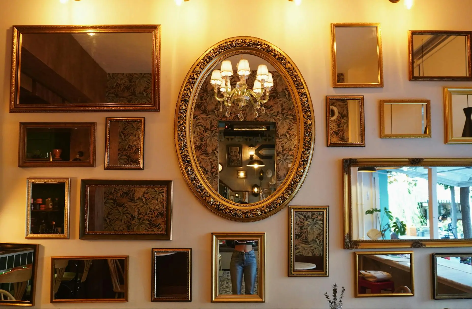 Jak optycznie powiększyć salon? Lustra w ozdobnych ramach, które robią różnicę
